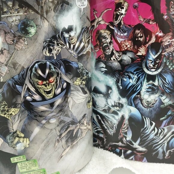 Marvel DC Comics Green Lantern Blackest Night Graphic Novel Geoff Johns Reis - Picture 9 of 10